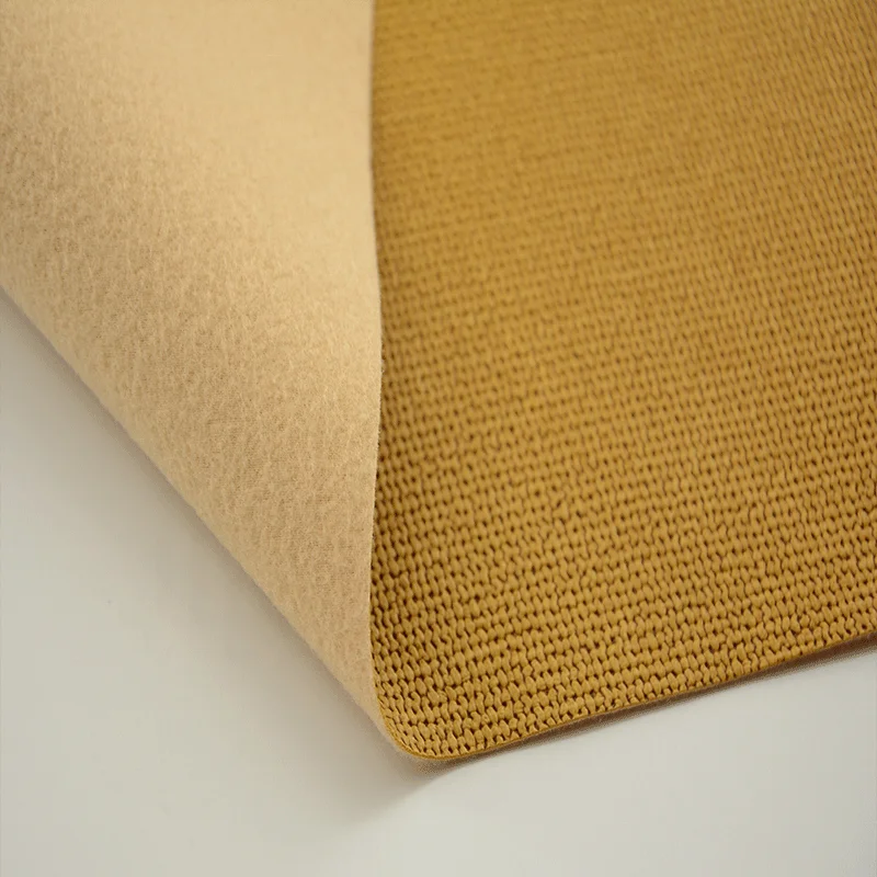 
Imitation cloth pattern two-color effect 0.9mm PVC leather used for women bag 