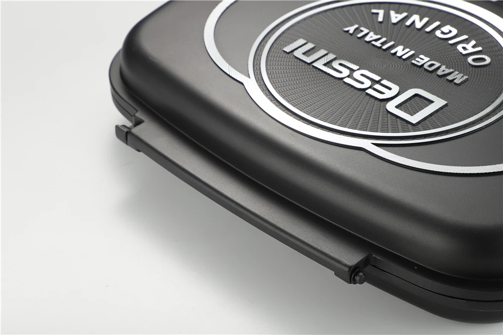 Wholesale popular cookware special handle double-sided frying pan