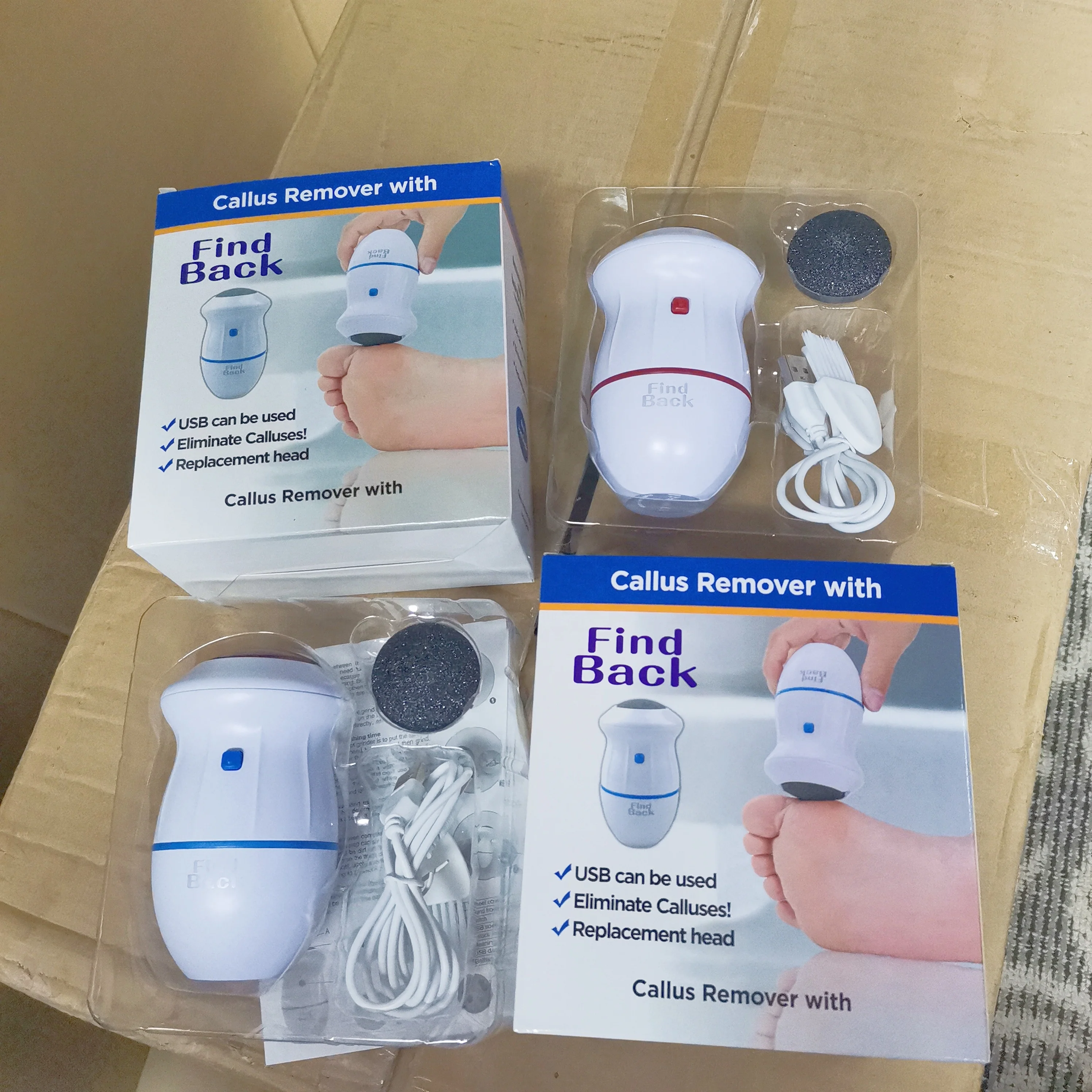 Dual Speed Vacuum Adsorption Foot Grinder Pedicure Tools Home USB Feet Care Sander for Dead Hard Crack Foot Skin Callus Remover