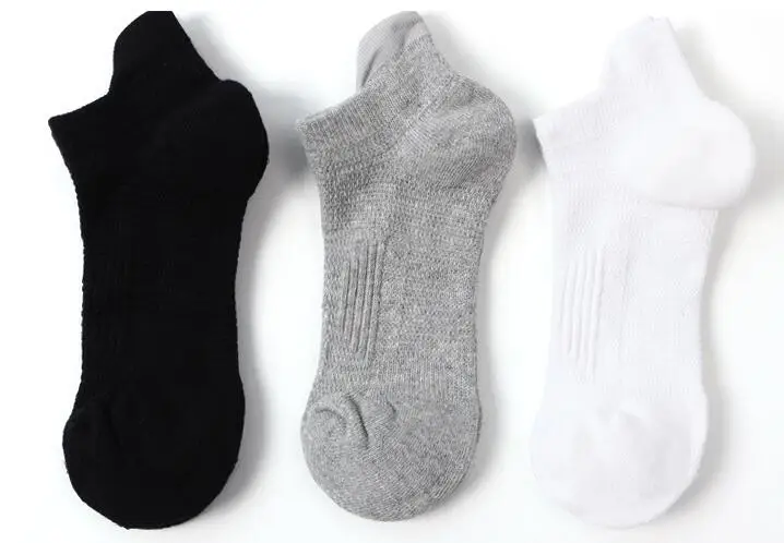 Оптовая продажа, мужские спортивные плотные махровые теннисные носки, дышащие хлопковые теннисные носки