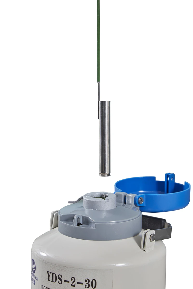 YDS-2-30 2L Small Capacity Liquid Nitrogen Dewar Flask Cryogenic Thermos For Insemination Artificial