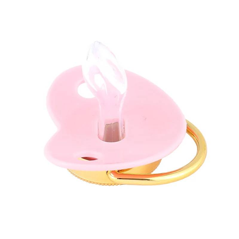 Custom Newborn BPA Free Luxury Bling Dummy Nipple Soother Silicone Baby Soother Pacifier For Sublimation