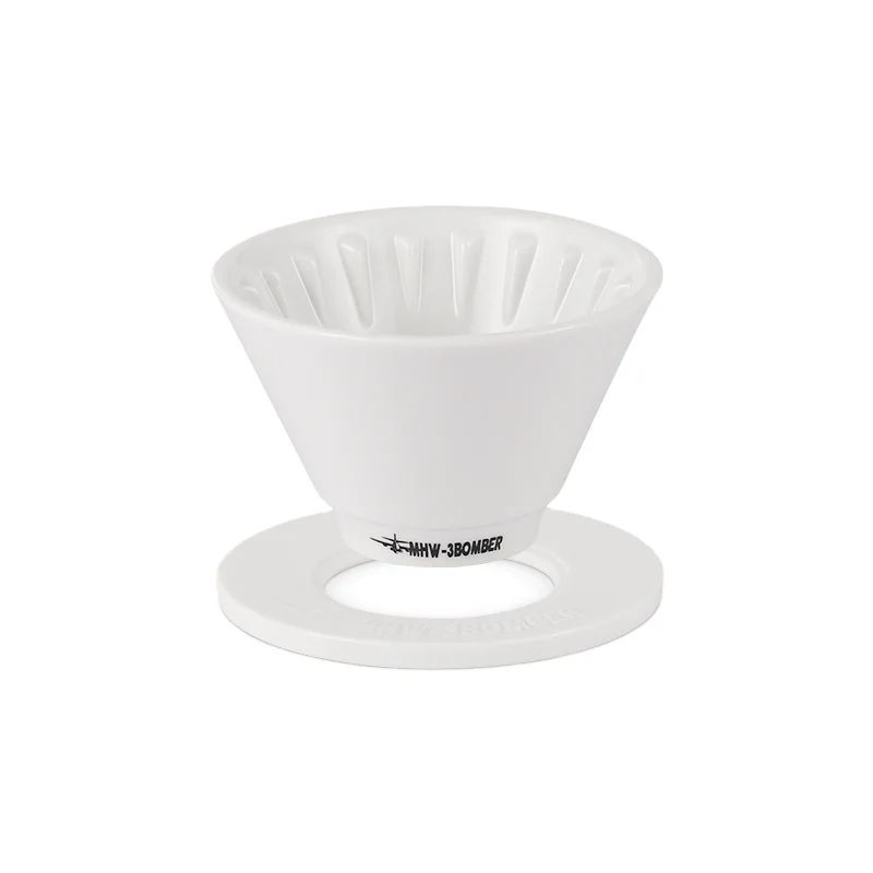 MHW-3BOMBER Meteor Coffee Dripper Ceramic Drip Coffee Tools Barista Accessories Hand Brewing Coffee Filter Cup