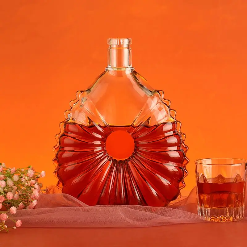 Good Quality Lead-Free Crystal Liquor Bourbon Brandy Vodka Whiskey Decanter Wine Decanter Set