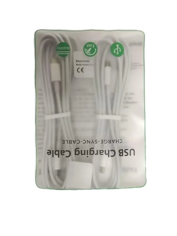 HJX USB C to USB C 100W 2pcs/pack flash Charger Cable for iPhone 16/16 Plus/16 Pro/16 Pro