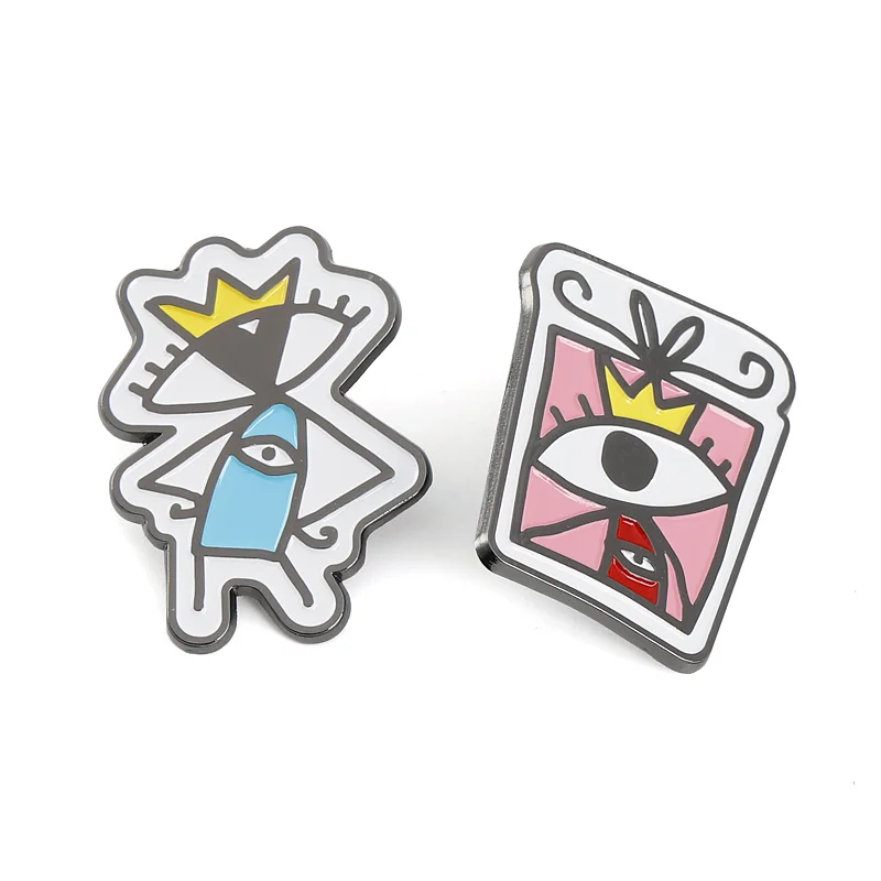 Wholesale Metal Pins High Quality Factory Custom Metal Hard Enamel Badge Lapel Pin