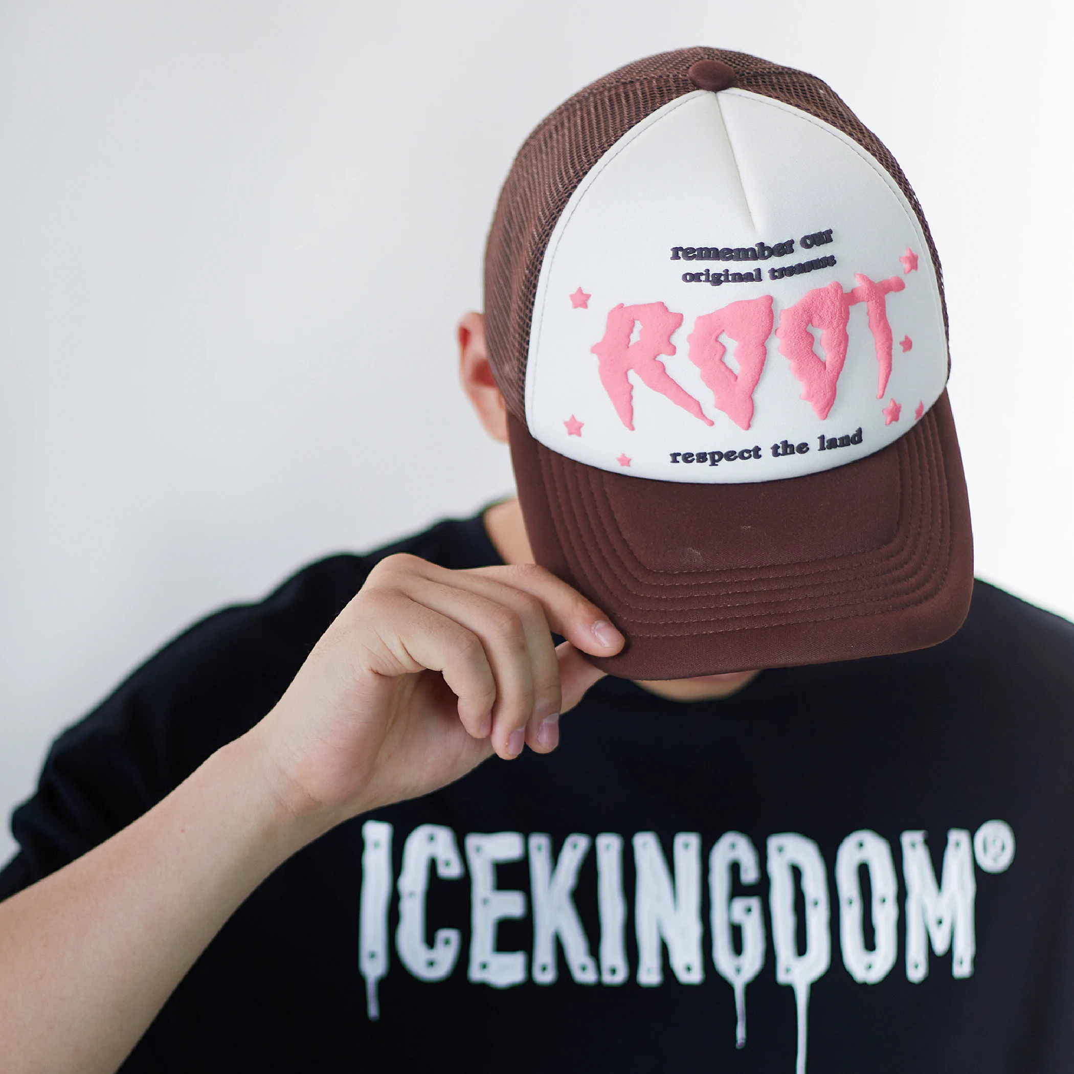 custom Logo fashion puff printing Foam Trucker Mesh hats 3d Puff Print Trucker Hat