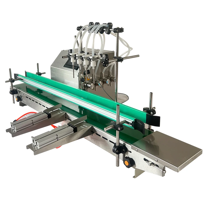 CE approved automatic 4 heads magnetic pump micro-computer oil wine beverage liquid filling machine for oil