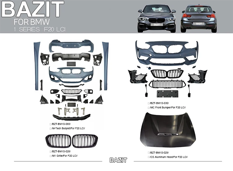 1 serie F20 LCI Body Kit  MC Front Bumper for BMW