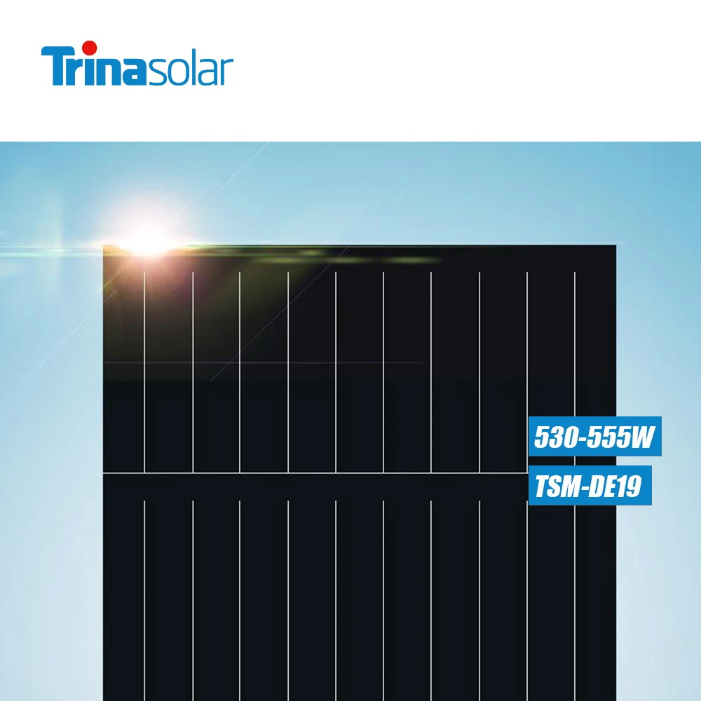Trinasolar 545w 550w 555w Trina TSM-DE19 Solar Energy Panel 545w 550w 555w half Cell Trina Solar Panel Price