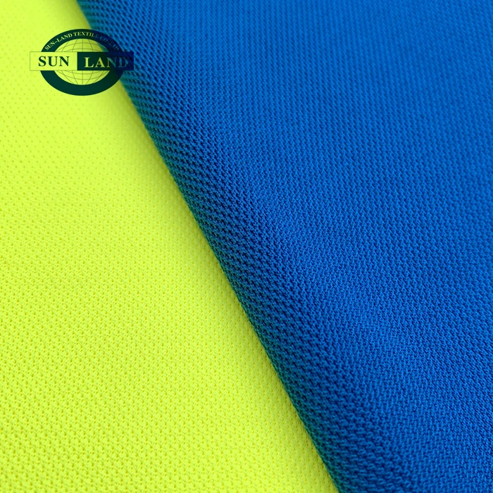 Polo Shirt Golf Summer Clothing 100% Cleancool Anti-Bacterial Quick Drying Polyester Pique Fabric