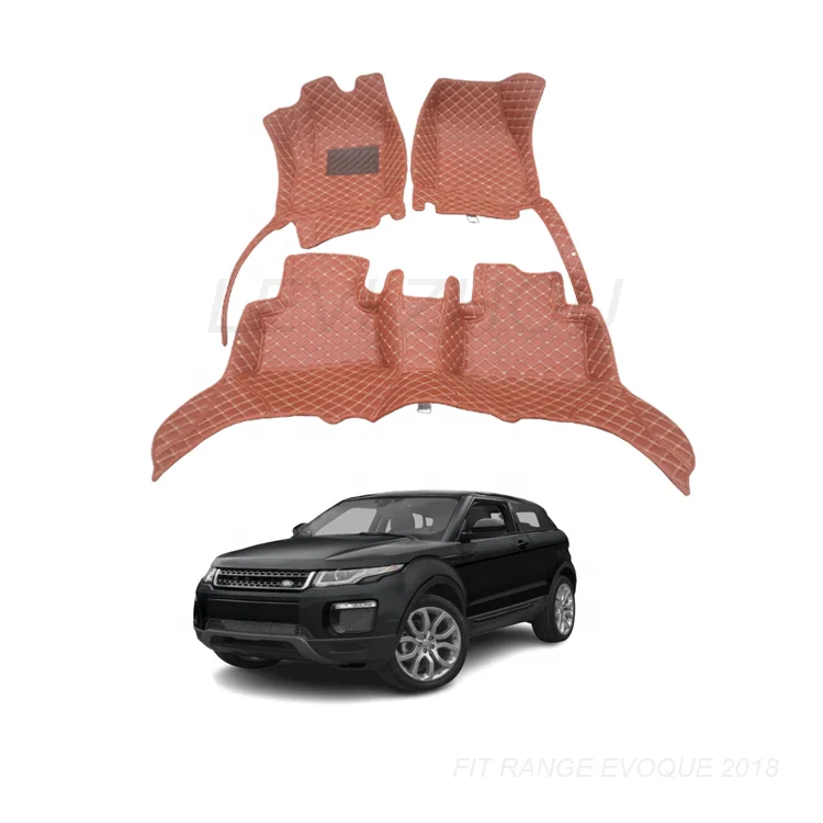 Пользовательский автомобильный коврик XPE 7D для звукоизоляции роскошные кожаные автомобильные коврики Range Rover Evoque 2017 2018 2019 2020 2021 2022 2023
