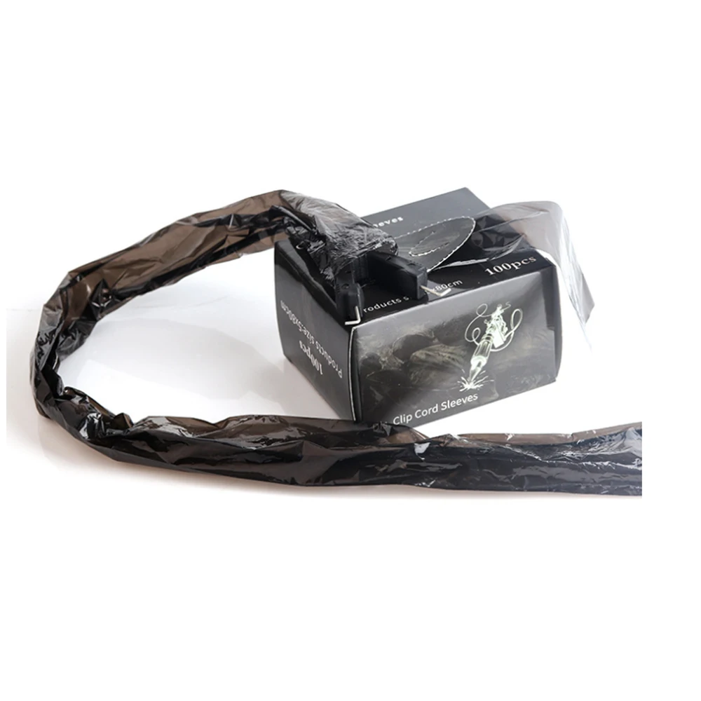Tattoo supplies disposable accessory eco clip cord sleeve bags tattoo clip cord cover roll