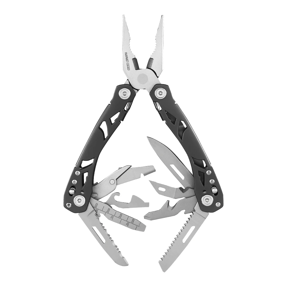 16 In 1 Stainless Steel Multifunction Pliers Tools Outdoor Survival Camping Pocket Foldable Folding Multi Tool