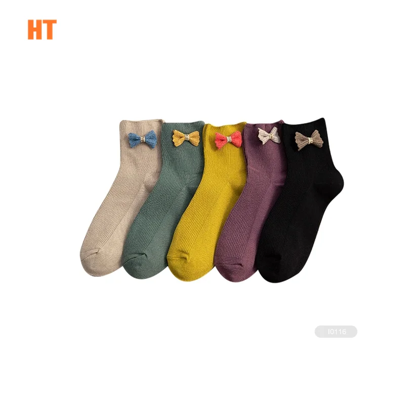 HT-I-I0428 cotton in socks for girl feet