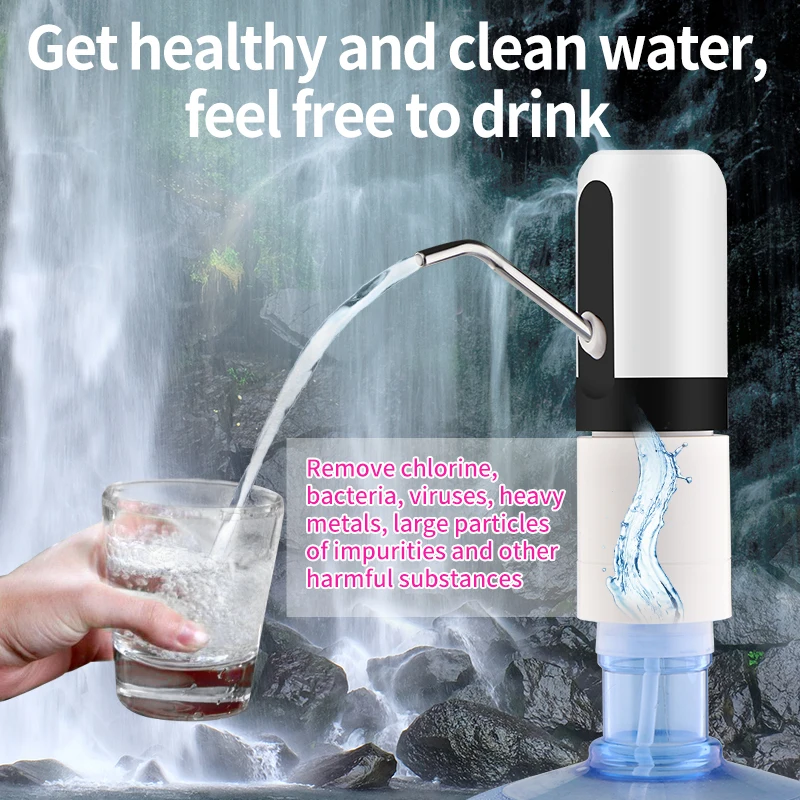 Electric Water Dispenser USB Charging Automatic Water Barrel Pump Drinking Water Pump with filter