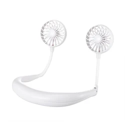 Портативный и переносной мини-USB-подвесной вентилятор со светодиодной подсветкой