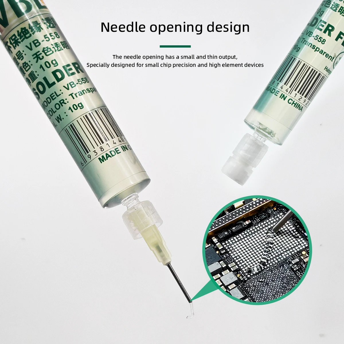BST-558 10cc Flux No Clean Flux for Soldering SMD BGA Reballing Soldering Welding Flux Solder Paste