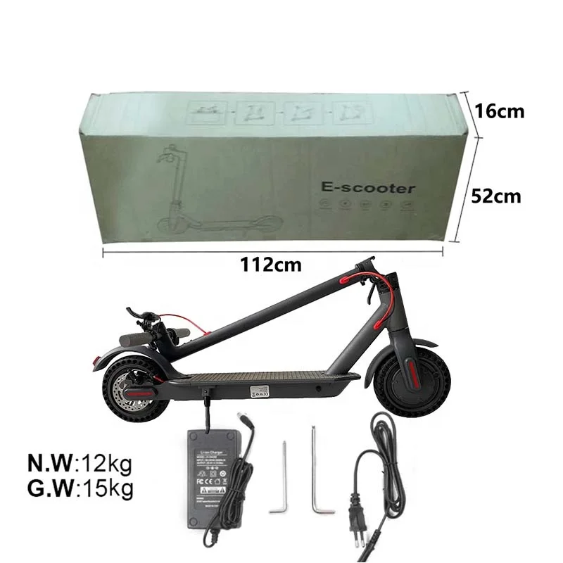EU Stock China factory Drop Shipping 8.5 Inch E Mobility Two Wheel Kick Step 350W Scooter Foldable Adult Electric Scooter