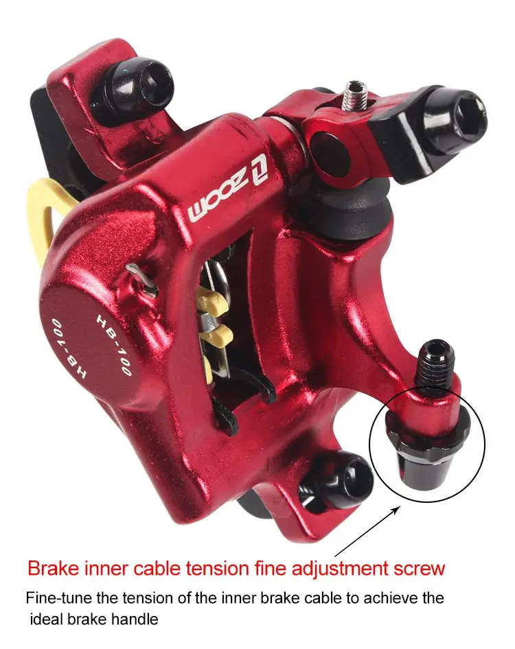 HB100 MTB Disc Brake set Calipers hydraulic cable pull disc brake group bicycle front and rear disc brake
