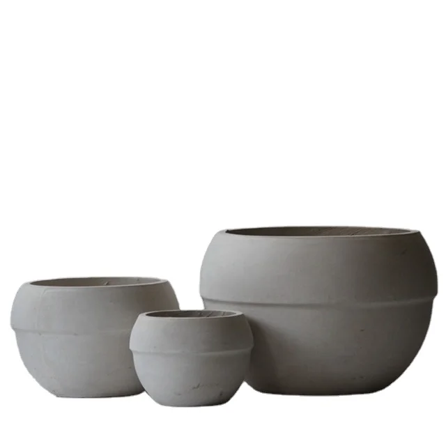 Large round flowerpot