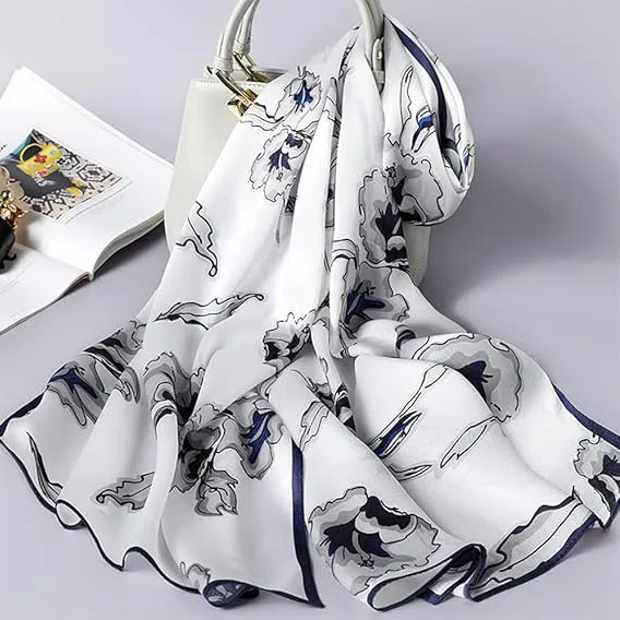 Wholesale Custom 100% Pure Silk Scarf Custom Silk Scarf Silk Scarves Luxury Custom Printing logo Lady 90*90cm Large square