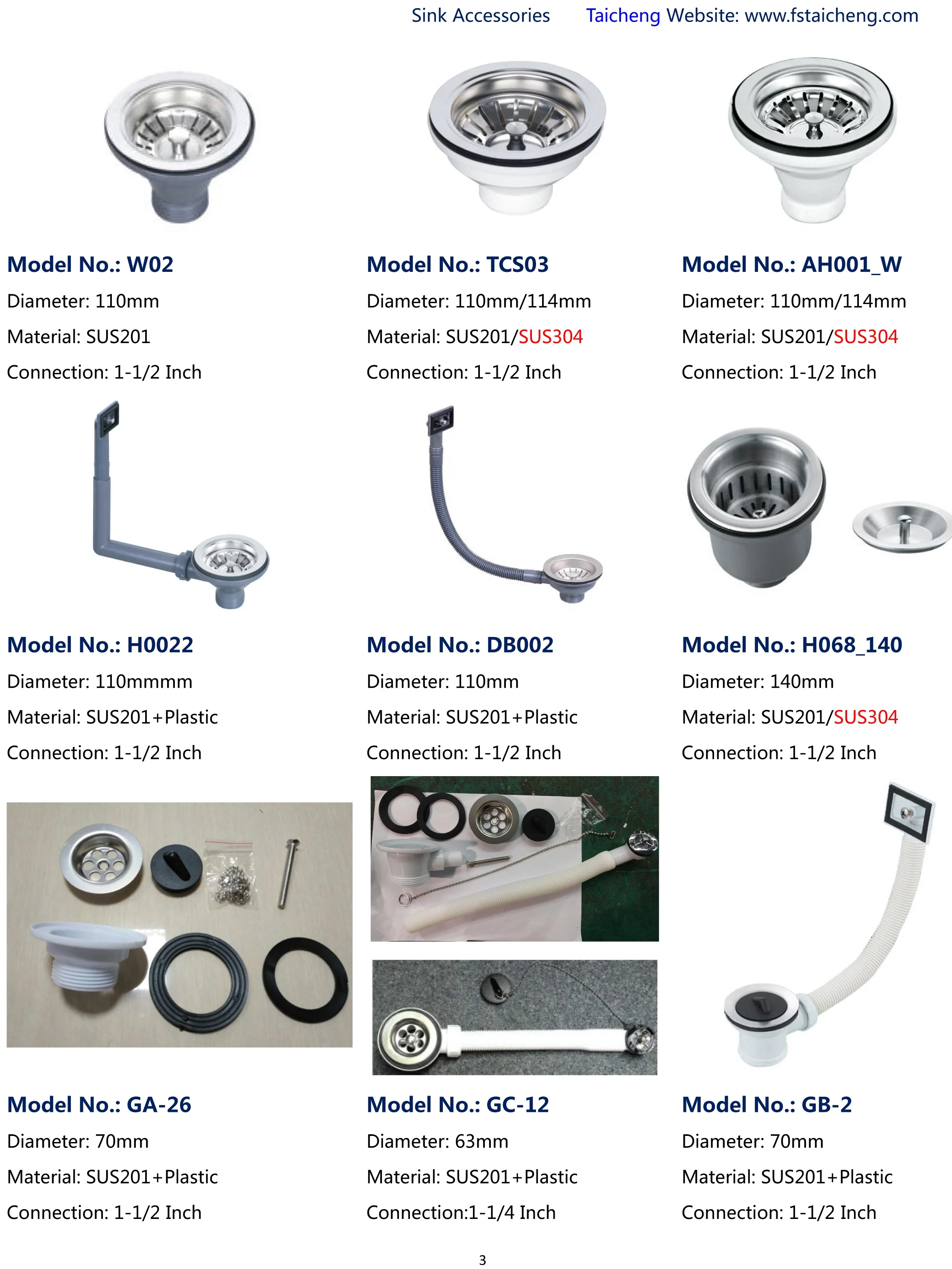 1.5 Inch Sink Siphon with Deeper Screw for Ceramic or Stone Sink