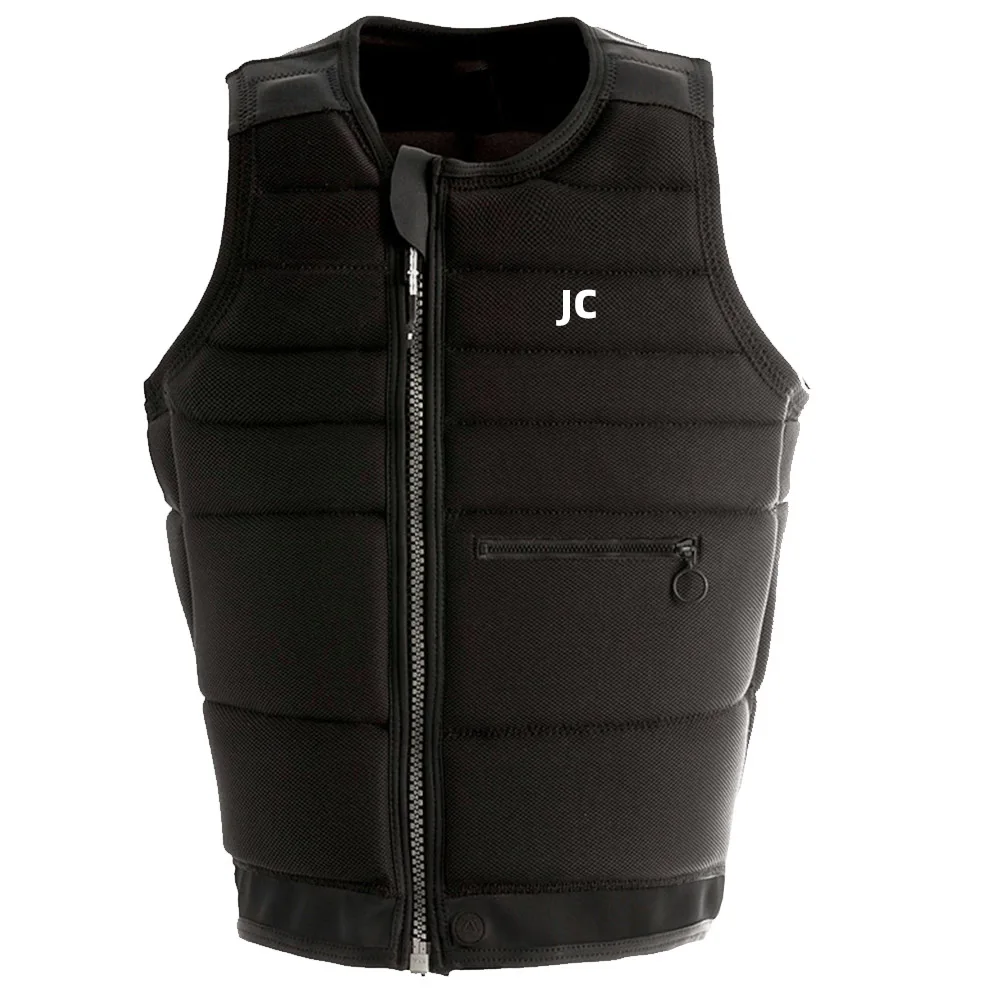 Wholesale neoporene large buoyancy rescue adult life vest safety impact vest life jacket sailing