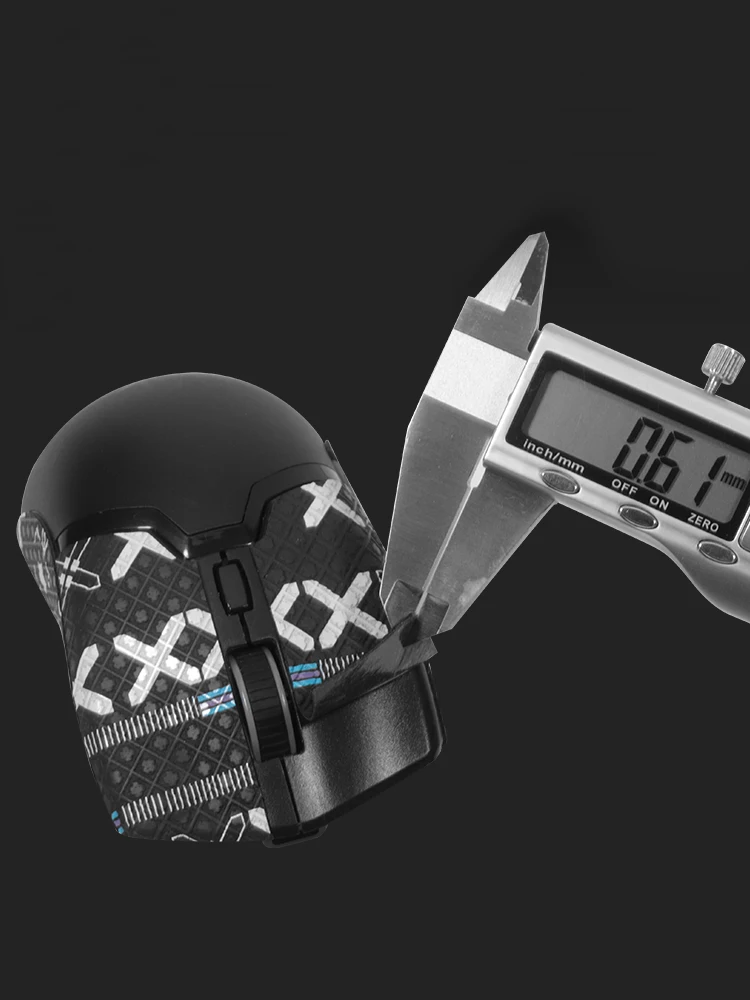 Printed Suede Full / Half Mice Sticker Anti-Slip Mouse Sticker for DELUX M800 gaming mouse