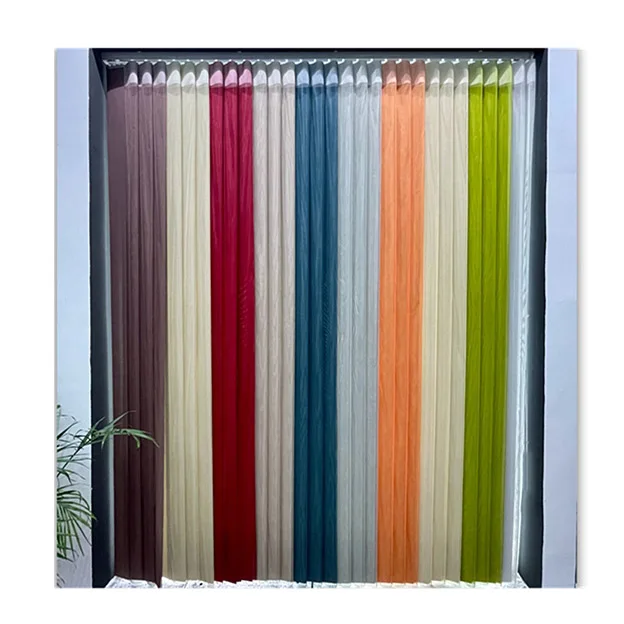 Домашний декор оптовая продажа современные элегантные вертикальные жалюзи из полиэстера на заказ