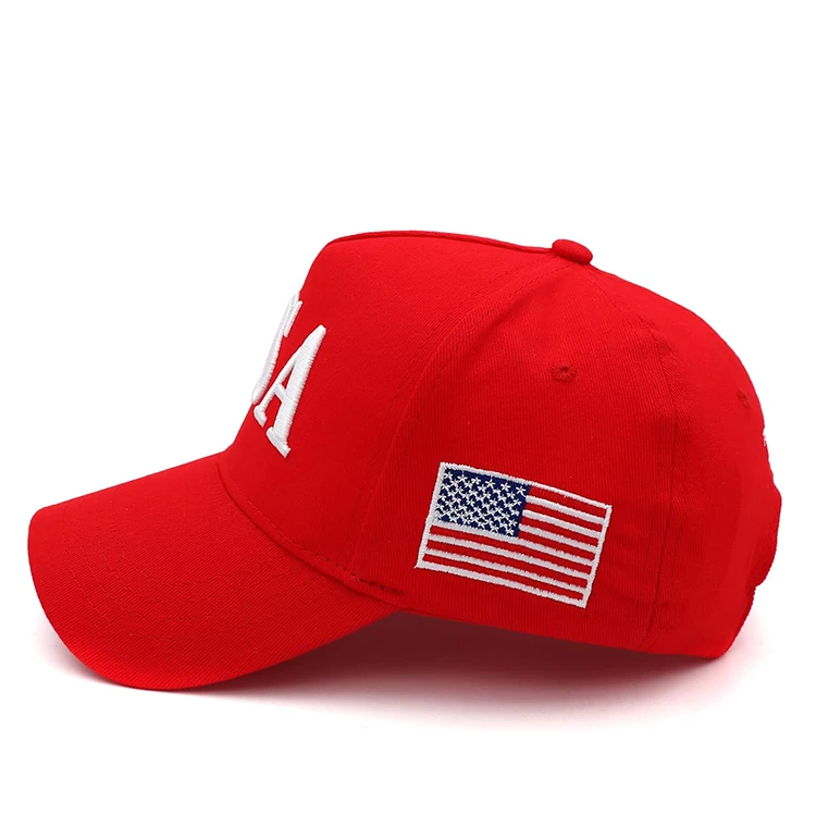 Factory Wholesale 2024 Maga Hat Flag Baseball Cassic USA Embroidered Hat Cap