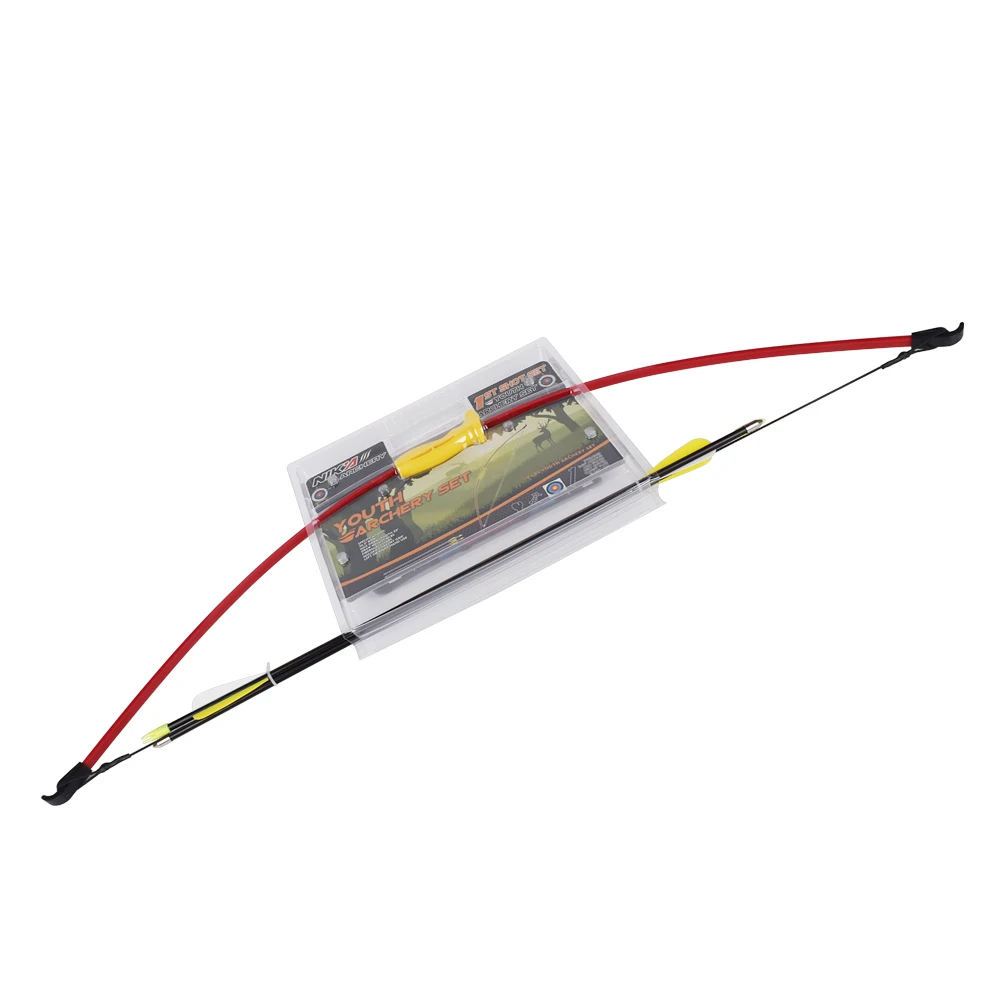 Youth bow set 10lbs archery toy fiberglass bow kit 4-8 years old