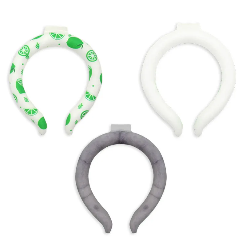 2024 Summer Hot Cold Compress Neck Pack Wrap Ring Cold Neck Cooler With Cooling Plates