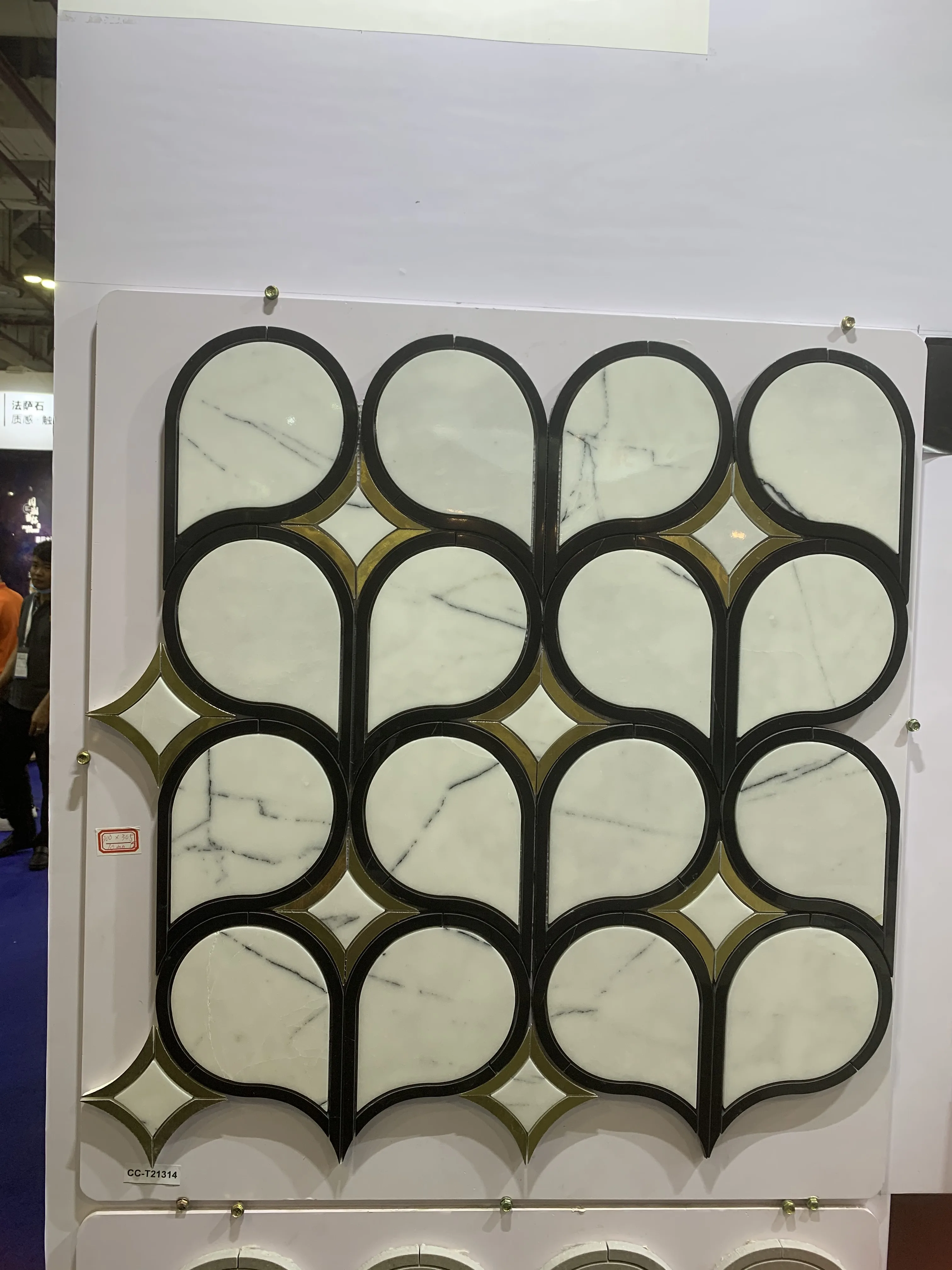 Плитка для бассейна керамическая мозаика внутреннего наружного дизайна мраморный водоструйный медальон