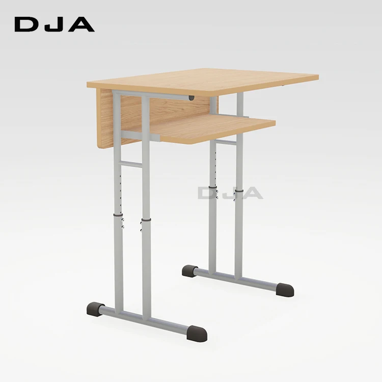 Adjustable wooden student studying and meeting chairs with table at school color optional desk chair sets