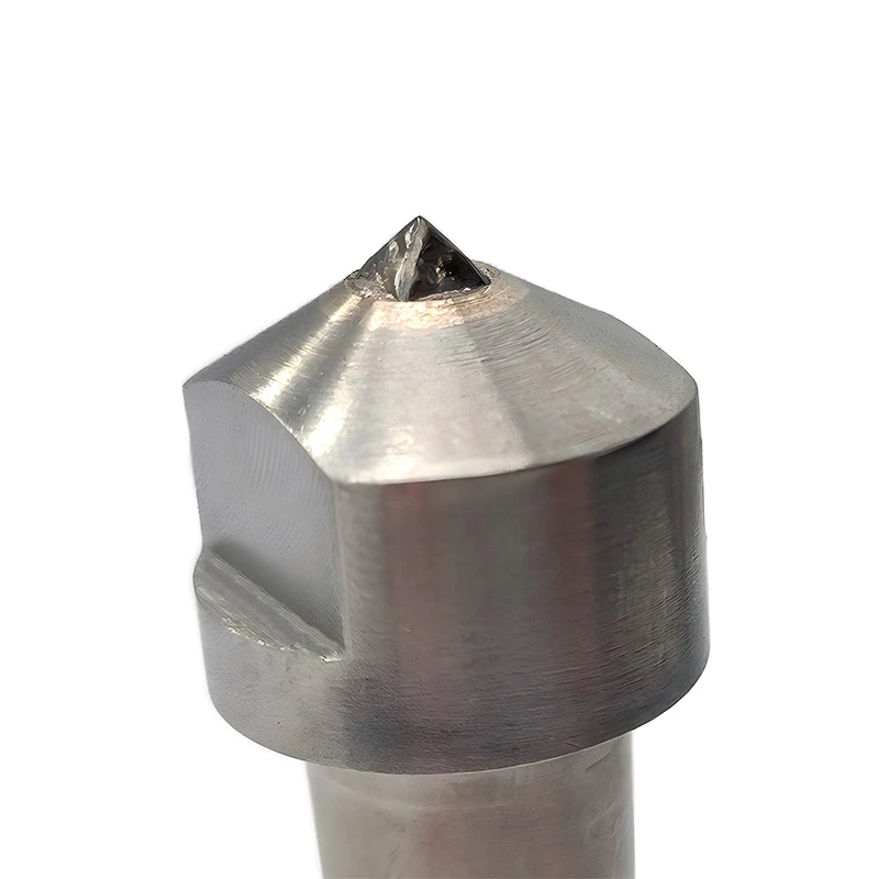 500-762mm big grinding wheels use 0.75carat natural single point diamond dresser for bearing manufacturing