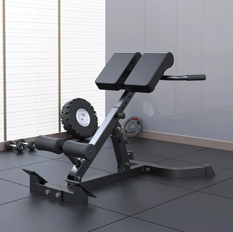 Professional Fitness Chair Stand Up Waist Abdominal Muscle Trainer Roman Chair