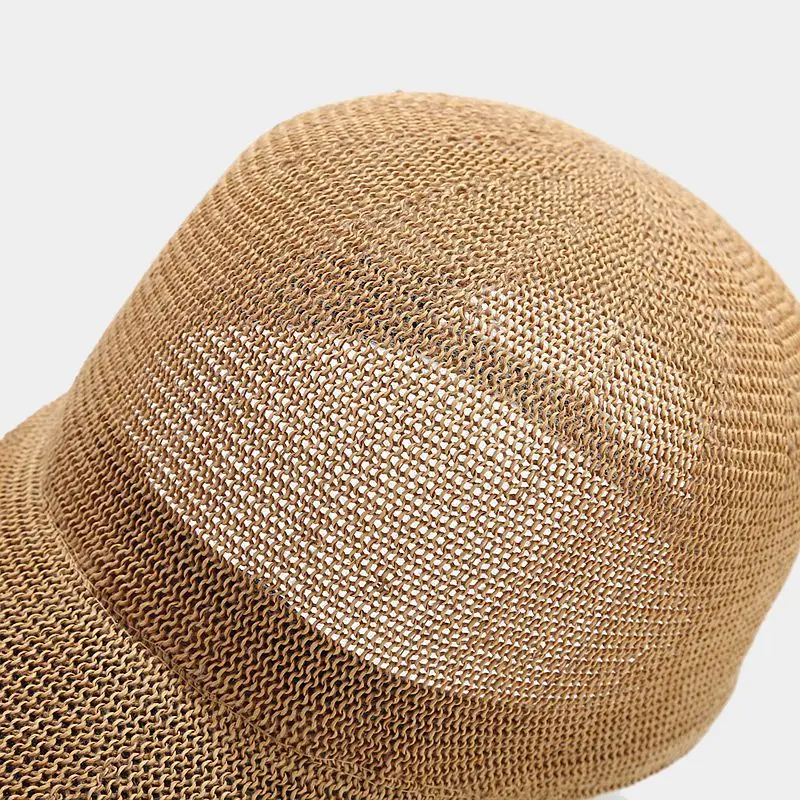 High Quality Unisex Casual Adjustable Breathable Straw Baseball Cap Straw Hat With Custom Logo Straw Baseball Hat
