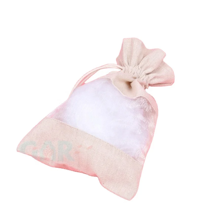 Organza Jute Bags Burlap Drawstring Bag Wedding Party Favors Gift Bags For Coffee Beans Candy Makeup Jewelry Packaging