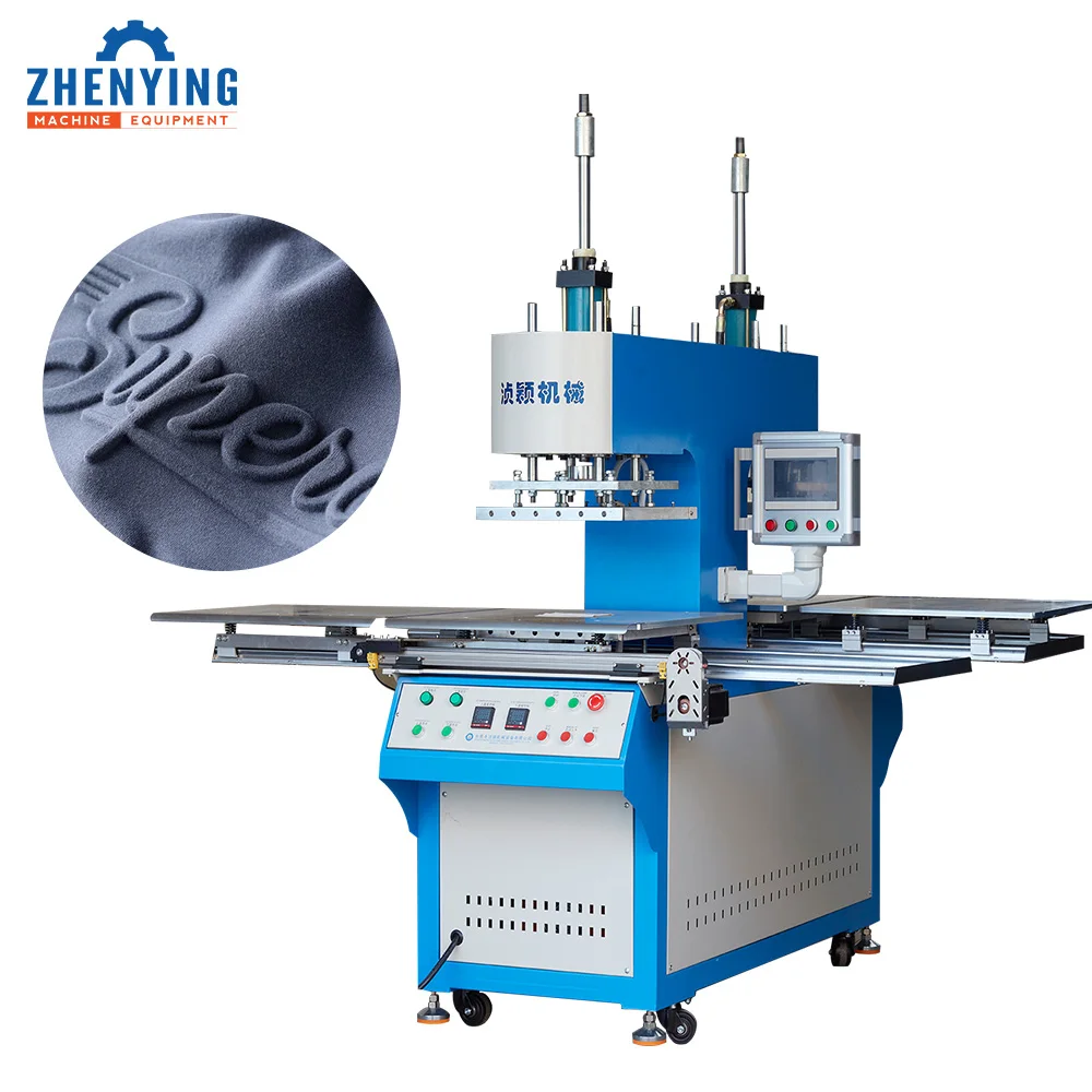Garment embossing machine for fabric Textile T-shirt fabric impression bump embossing making
