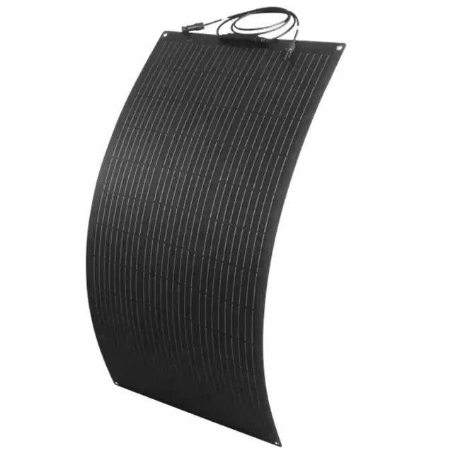 AHONY Flexible Solar Panel 100W 12V Lightweight Ultra Bendable High Cell Efficiency For RV Marine Boat Van Car Curve Surfaces