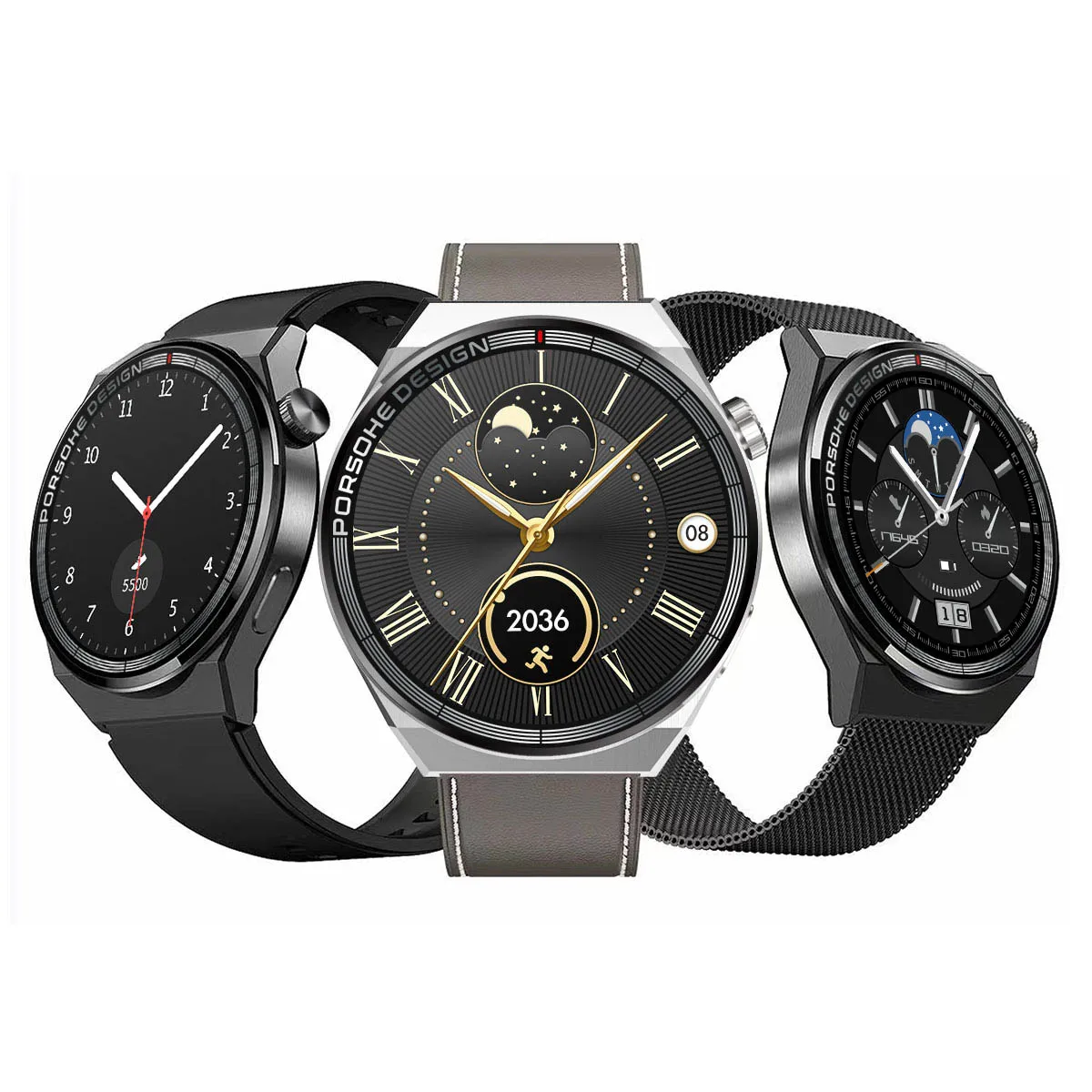 round watch smart wristband lady women men ip68 waterproof touch display smart bracelet reloj smartwatch smart watch