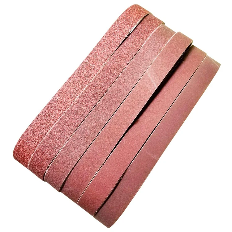 25 X 1067 mm 1 x 42 inch Abrasive Sanding Belts 60 80 120 150 240 Grit Aluminum Oxide Sanding Belts For Belt sander