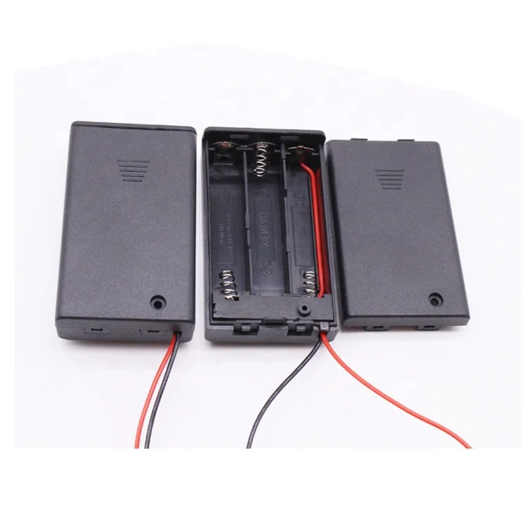 Wintai-tech China Supplier 4.5v Battery Case Battery Case Box 3AA Battery Holder