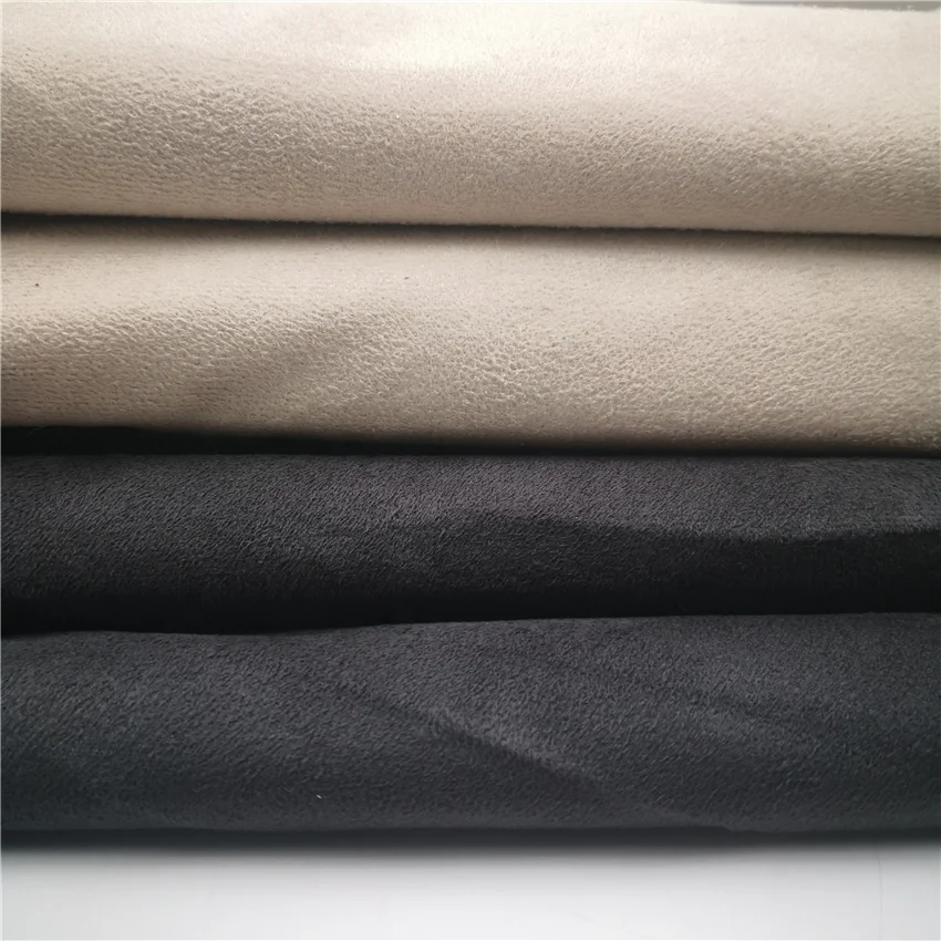 
 Высокое качество дешевая цена 100% полиэстер искусственная матовая микро замша ткань синтетическая микрофибра диван ткани для одежды  
