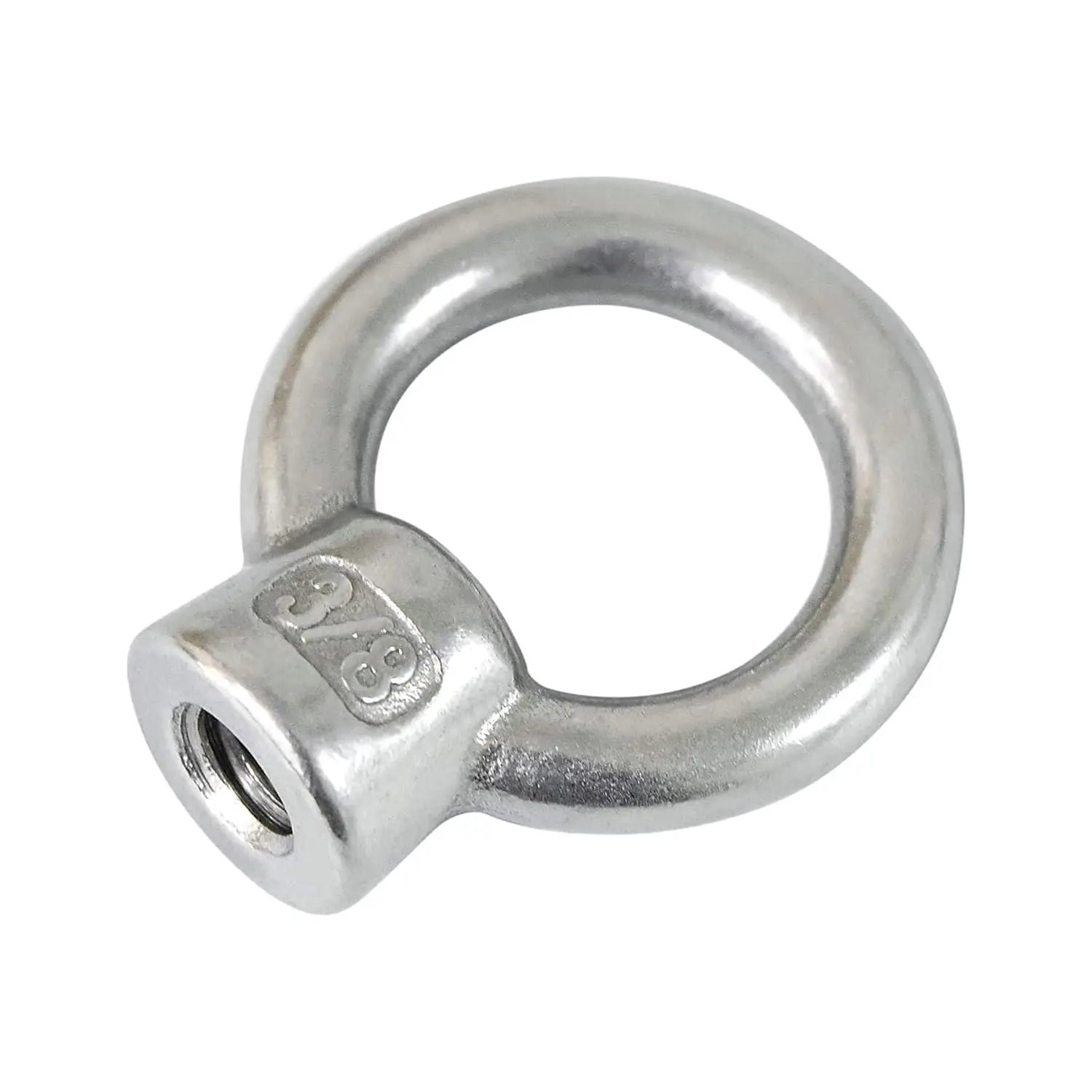Stainless Steel 304 Forged Ring Shape Eye Nut Galvanized Polished Sizes M8 M27 Lifting Sizes M10 M12 M14 M16 M18 M20 M24 M27
