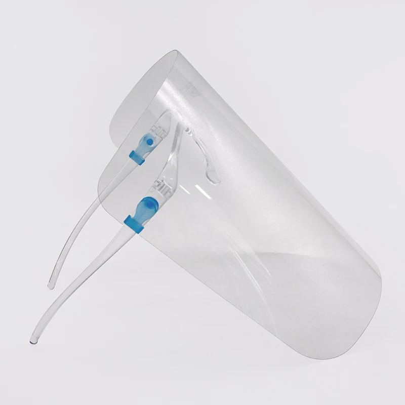 Factory Price Personal Protective Clear Face Shield Vision Glasses Facial Protector Safety Protective Face Shield Glasses Custom