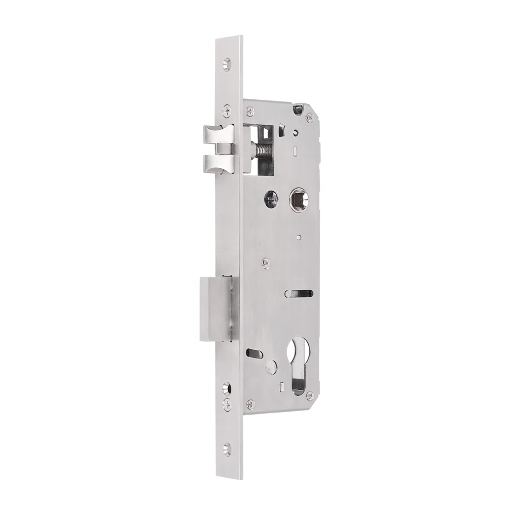 45 mm euro lock body door electric handle up deadlock glass door lock bodi