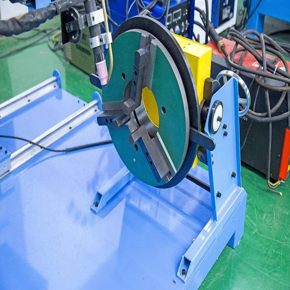 pneumatic head and tail stock 50 kg 100kg TIG welding table welding positioner