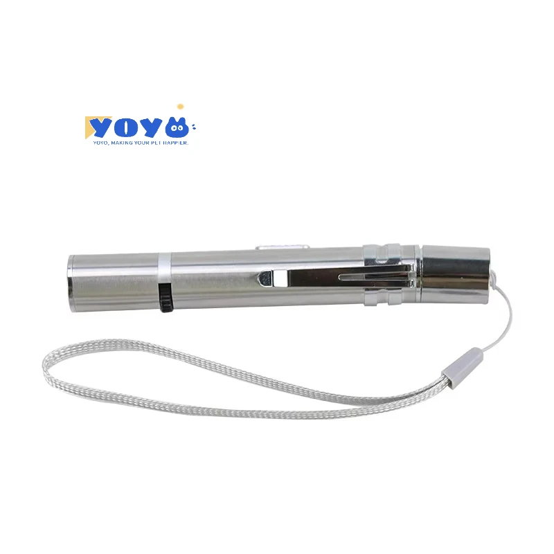 Yoyo Pet кошка игрушка лазерная указка Usb перезаряжаемая интерактивная для обучения кошек